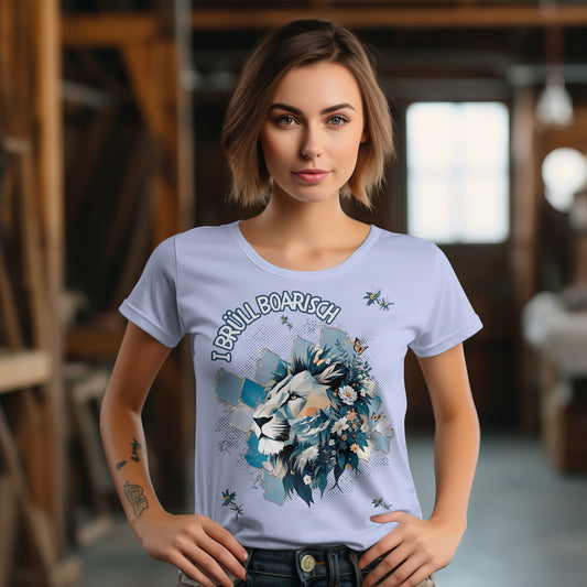 Bayern Dialekt Womens Organic Lightweight T-Shirt – Boarisch Spruch für Wiesn, Volksfeste & Freizeit | Regular Fit Streetwear