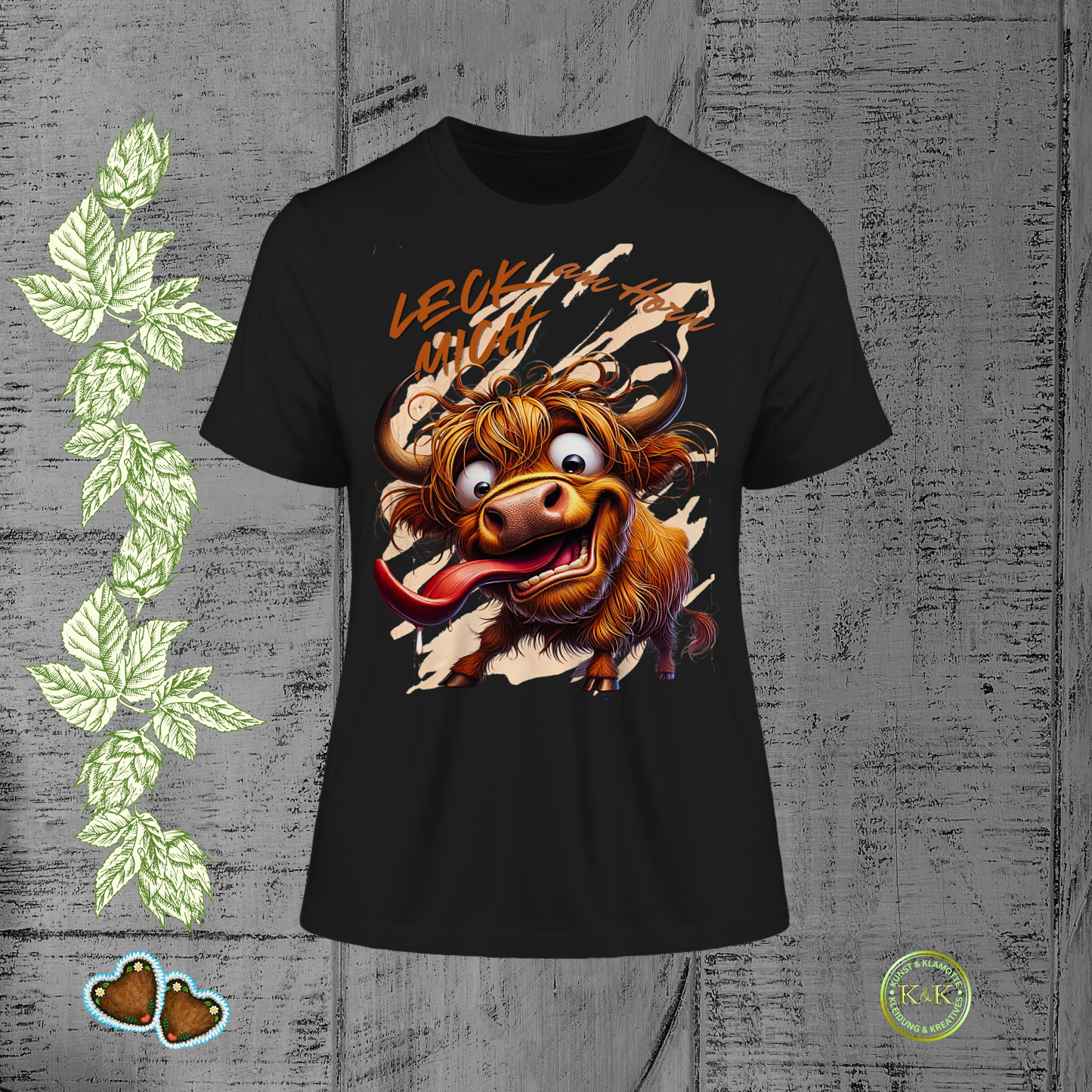 Wiesn Fitted Ladies Organic Shirt mit frechem Spruch – lustiges Oktoberfest Outfit, Trachtenlook modern, Geschenkidee für Volksfest & Biergarten