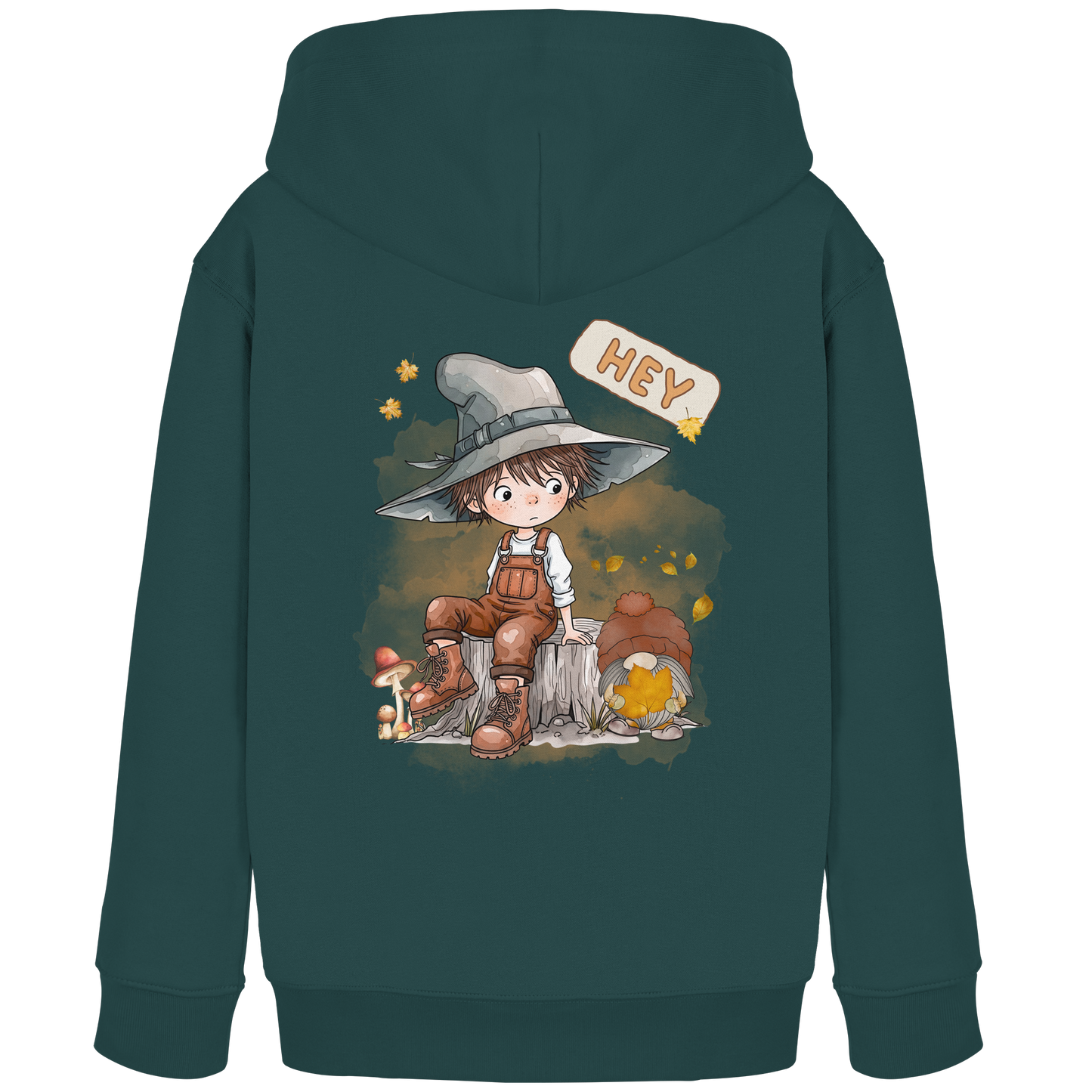 Herbstlicher Kinder Hoodie für Jungen und Mädchen – bequeme Freizeitmode für Schule und Alltag