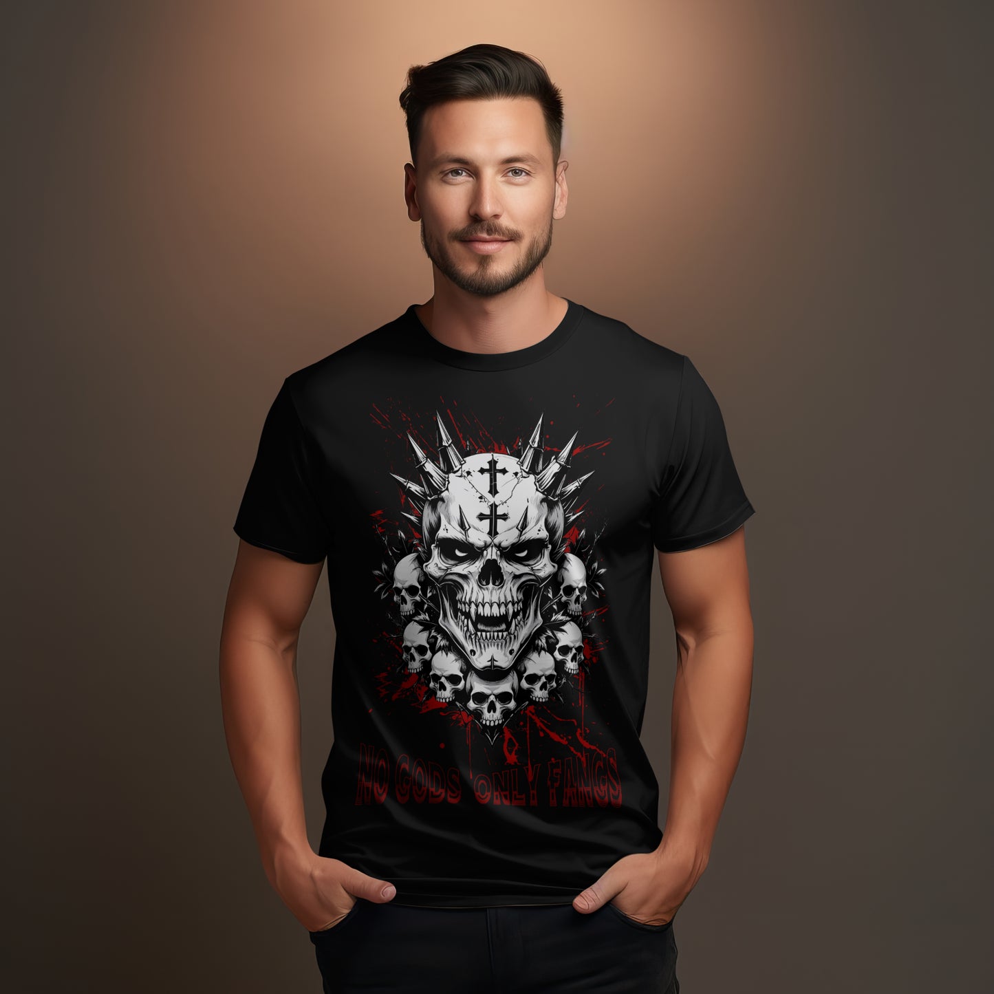 Herren Dark Art Shirt für Metalheads & Rebellen | Rock- & Metal-inspiriertes Design