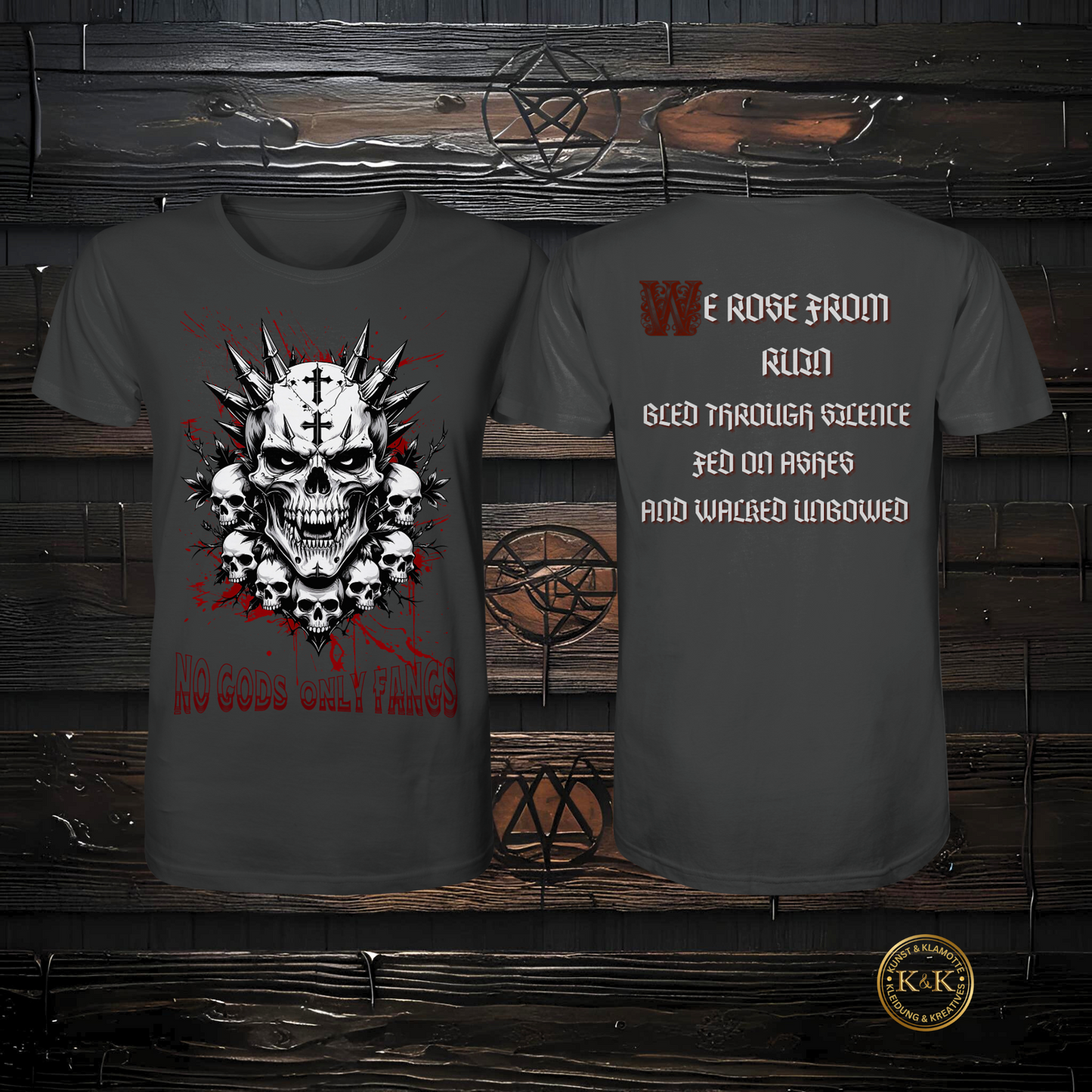 Herren Dark Art Shirt für Metalheads & Rebellen | Rock- & Metal-inspiriertes Design