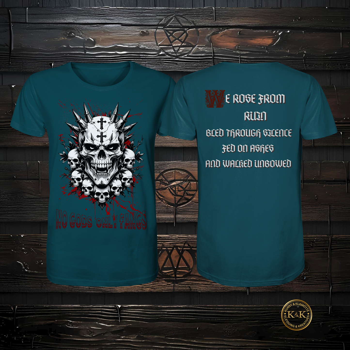 Herren Dark Art Shirt für Metalheads & Rebellen | Rock- & Metal-inspiriertes Design
