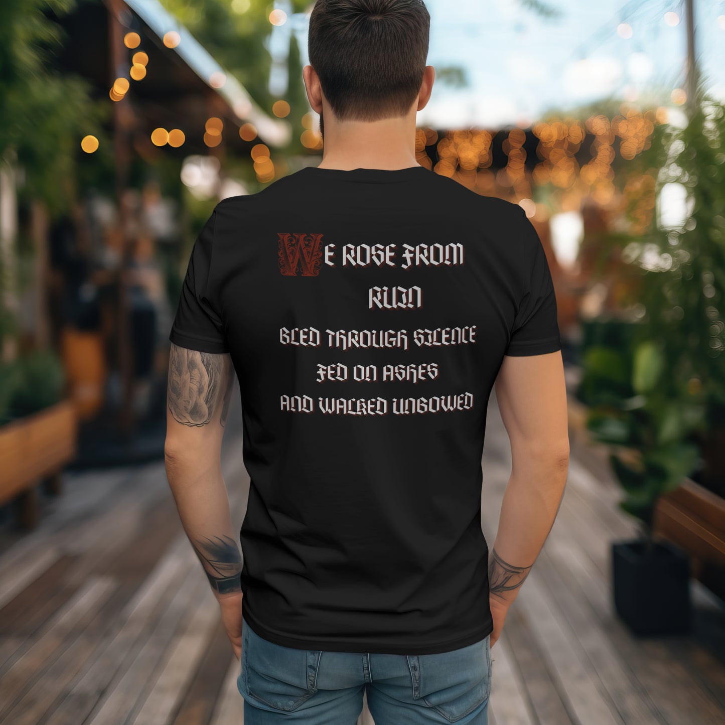 Herren Dark Art Shirt für Metalheads & Rebellen | Rock- & Metal-inspiriertes Design