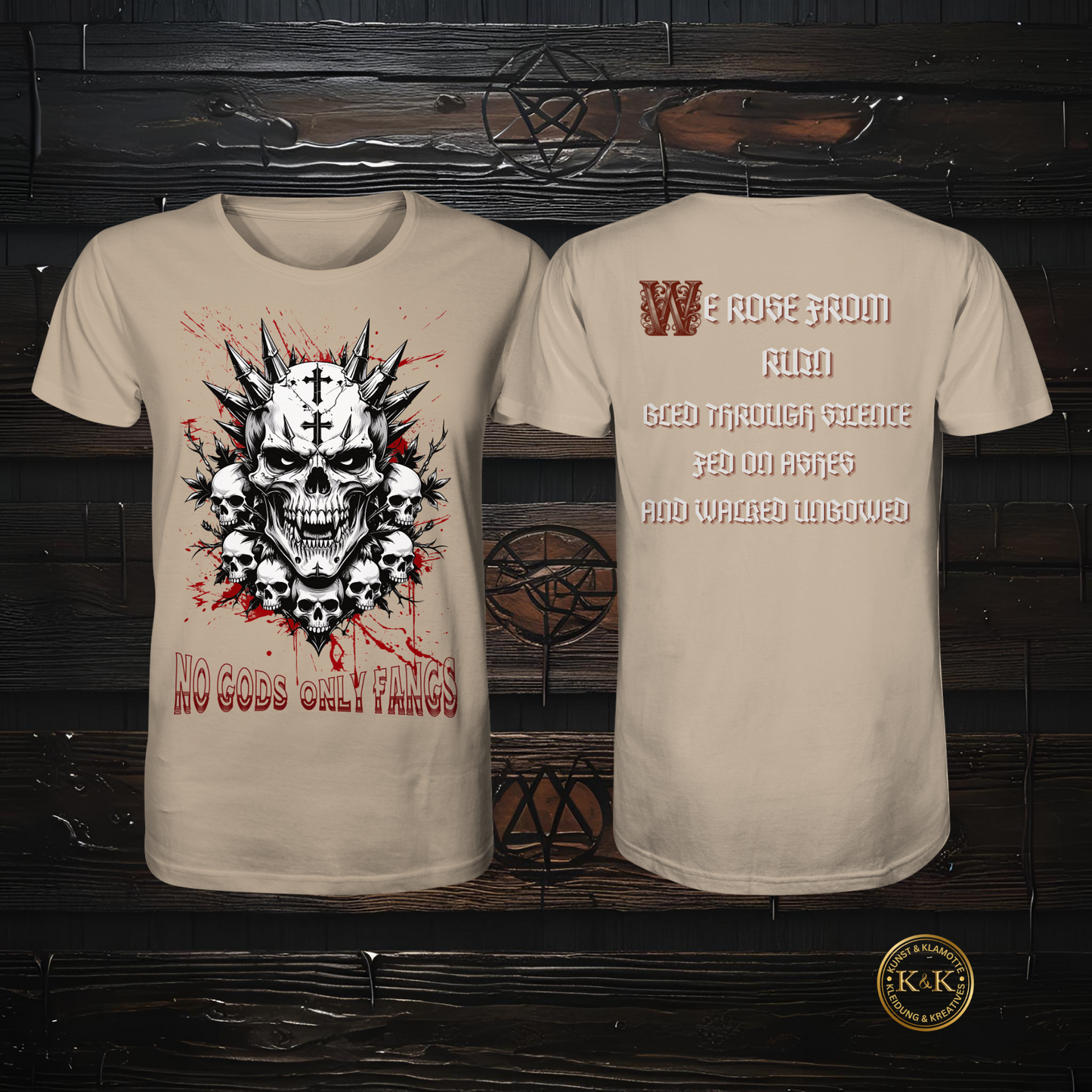 Herren Dark Art Shirt für Metalheads & Rebellen | Rock- & Metal-inspiriertes Design