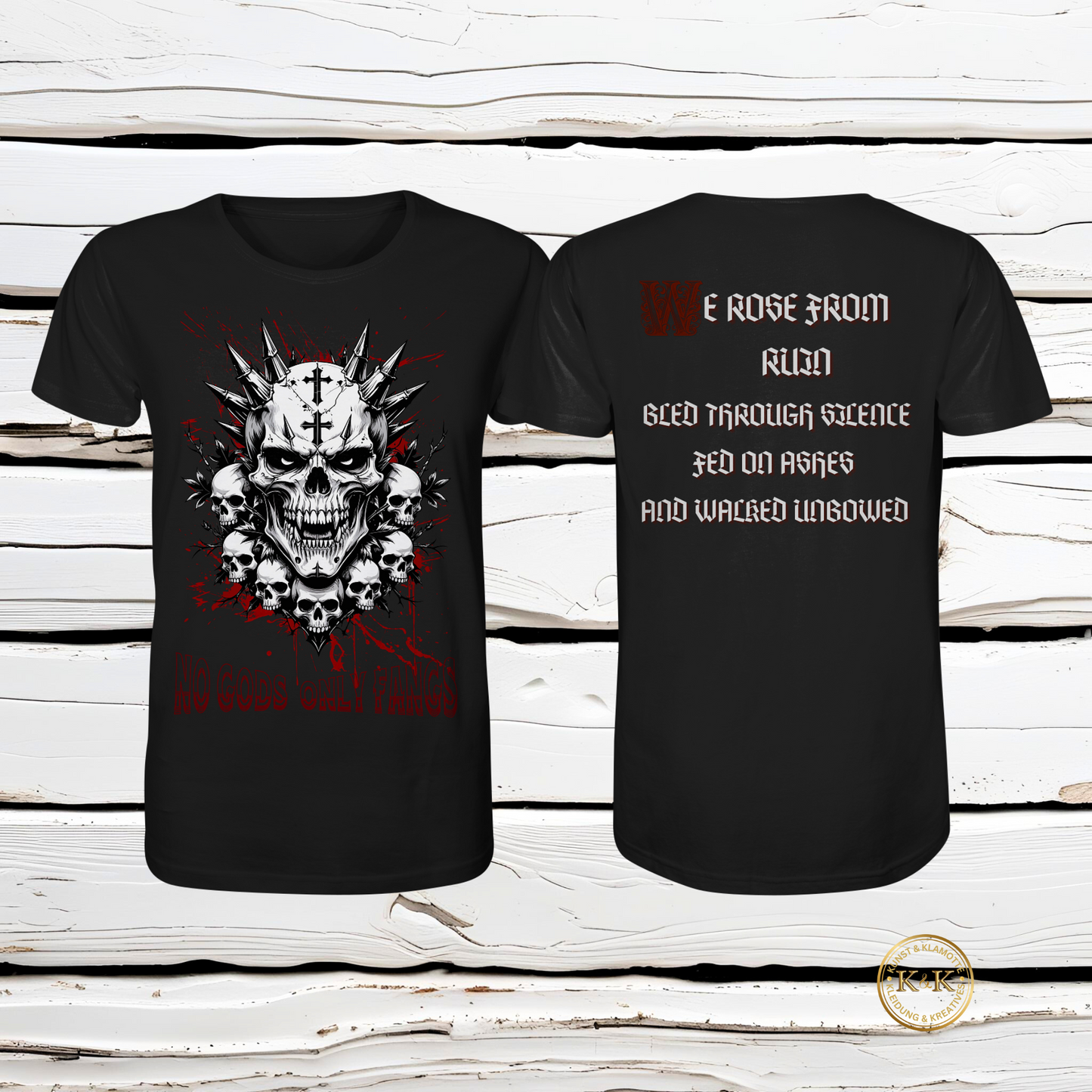 Herren Dark Art Shirt für Metalheads & Rebellen | Rock- & Metal-inspiriertes Design