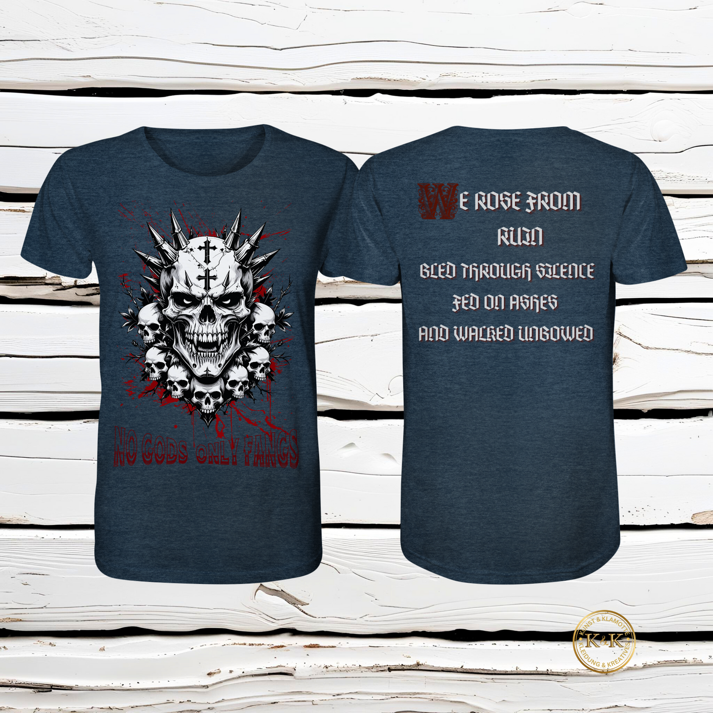 Herren Dark Art Shirt für Metalheads & Rebellen | Rock- & Metal-inspiriertes Design
