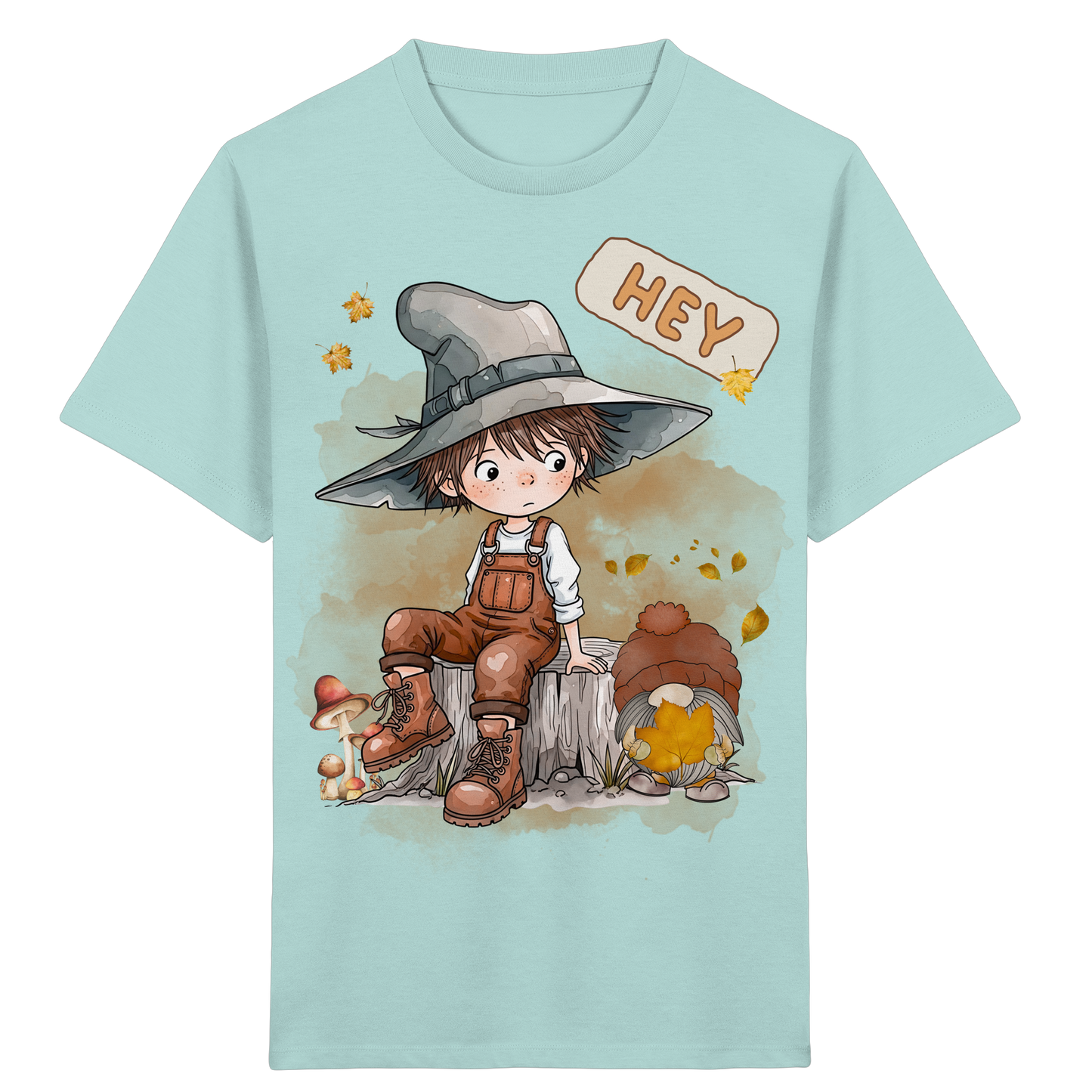 Herbstliches Kinder T-Shirt für Jungen und Mädchen – trendige Mode für Schule und Freizeit