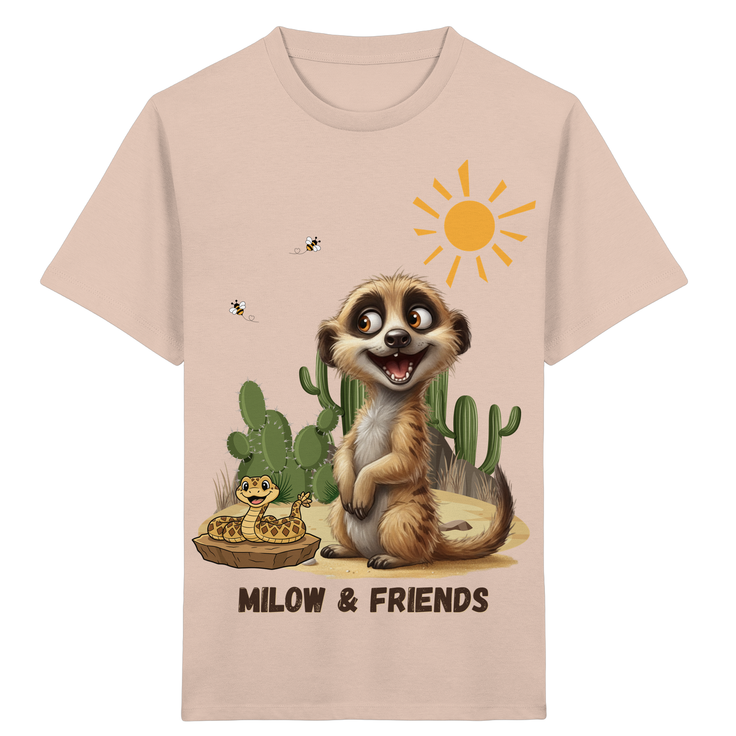 Milow Kids Organic Shirt, das freche Motiv von Kunst & Klamotte