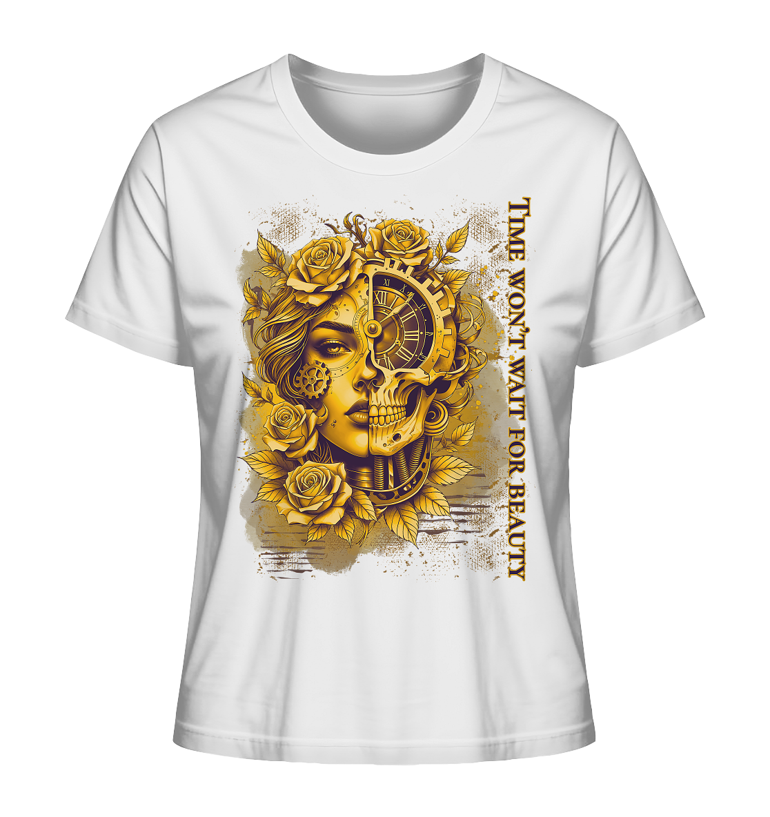 Ladies Organic Shirt mit kunstvollem Print | Modernes Design für Alltag & Streetstyle