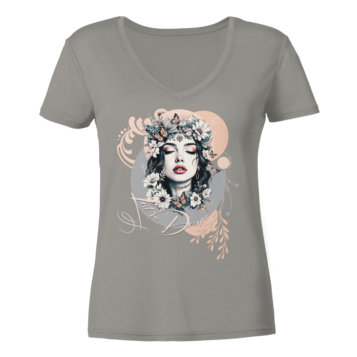 Modernes Damen V-Neck Shirt für Fashion und Freizeit – stylische Mode für selbstbewusste Frauen