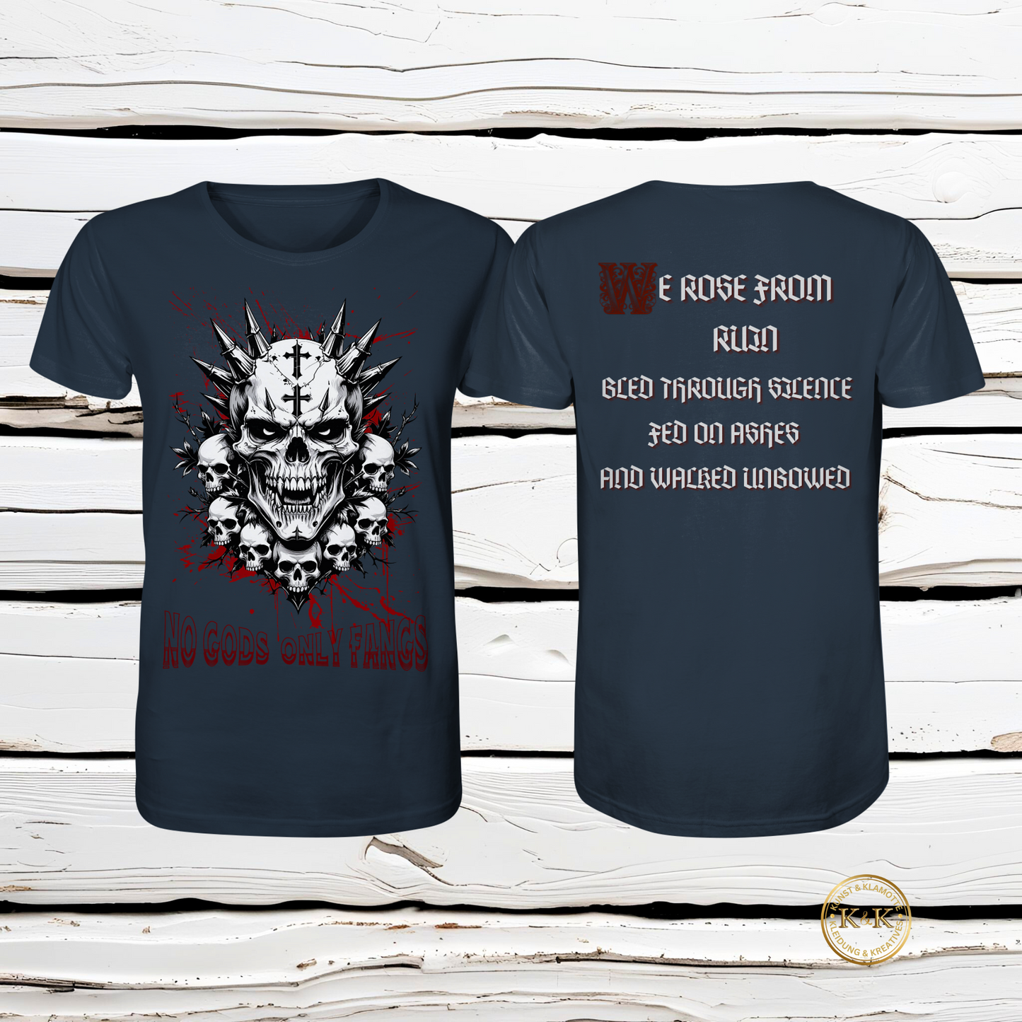 Herren Dark Art Shirt für Metalheads & Rebellen | Rock- & Metal-inspiriertes Design