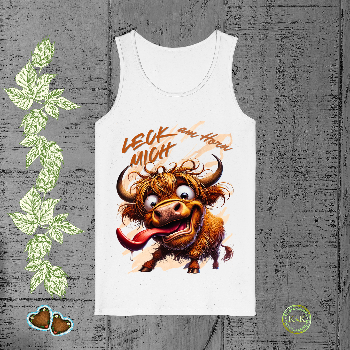 Wiesn Ladies -Organic Tank Top mit frechem Spruch – lustiges Oktoberfest Outfit, Trachtenlook modern, Geschenkidee für Volksfest & Biergarten