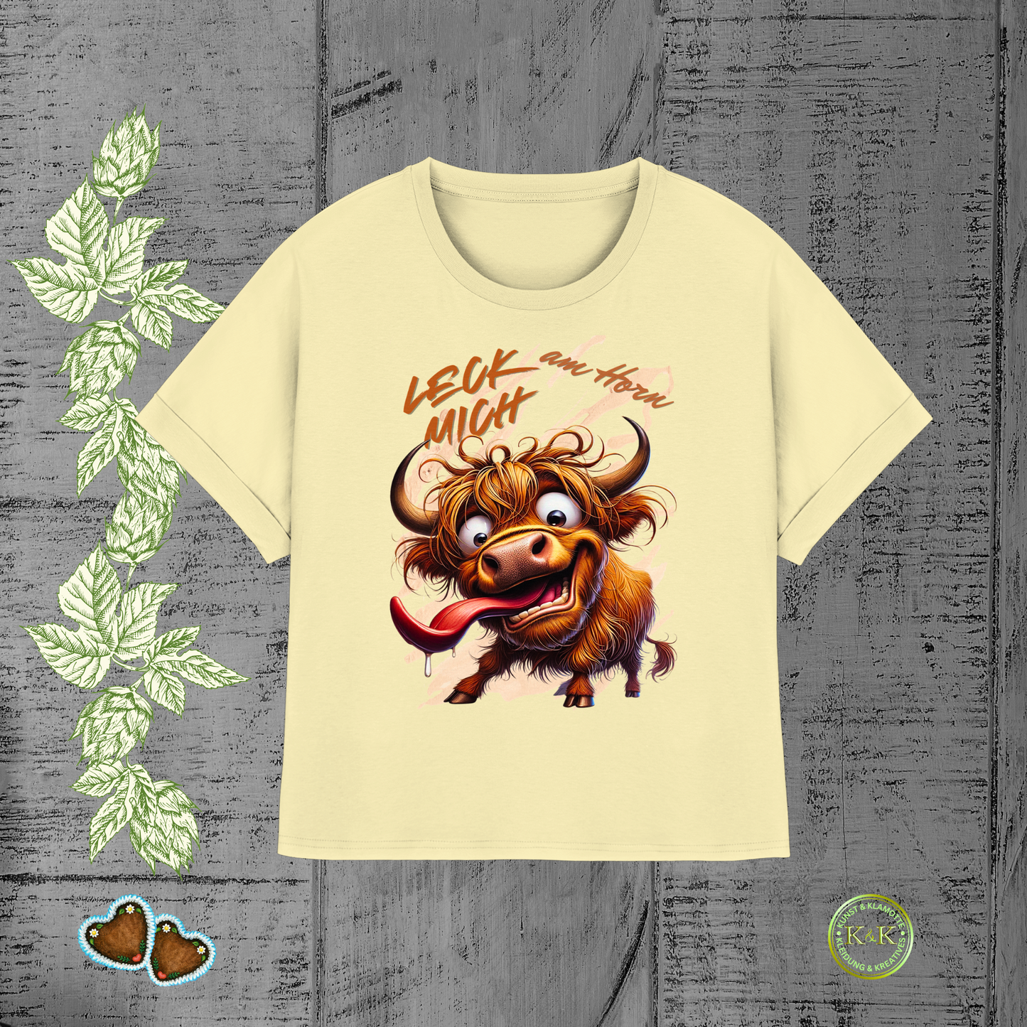 Wiesn Womens Organic Rolled Sleeves T-Shirt mit frechem Spruch – lustiges Oktoberfest Outfit, Trachtenlook modern, Geschenkidee für Volksfest & Biergarten