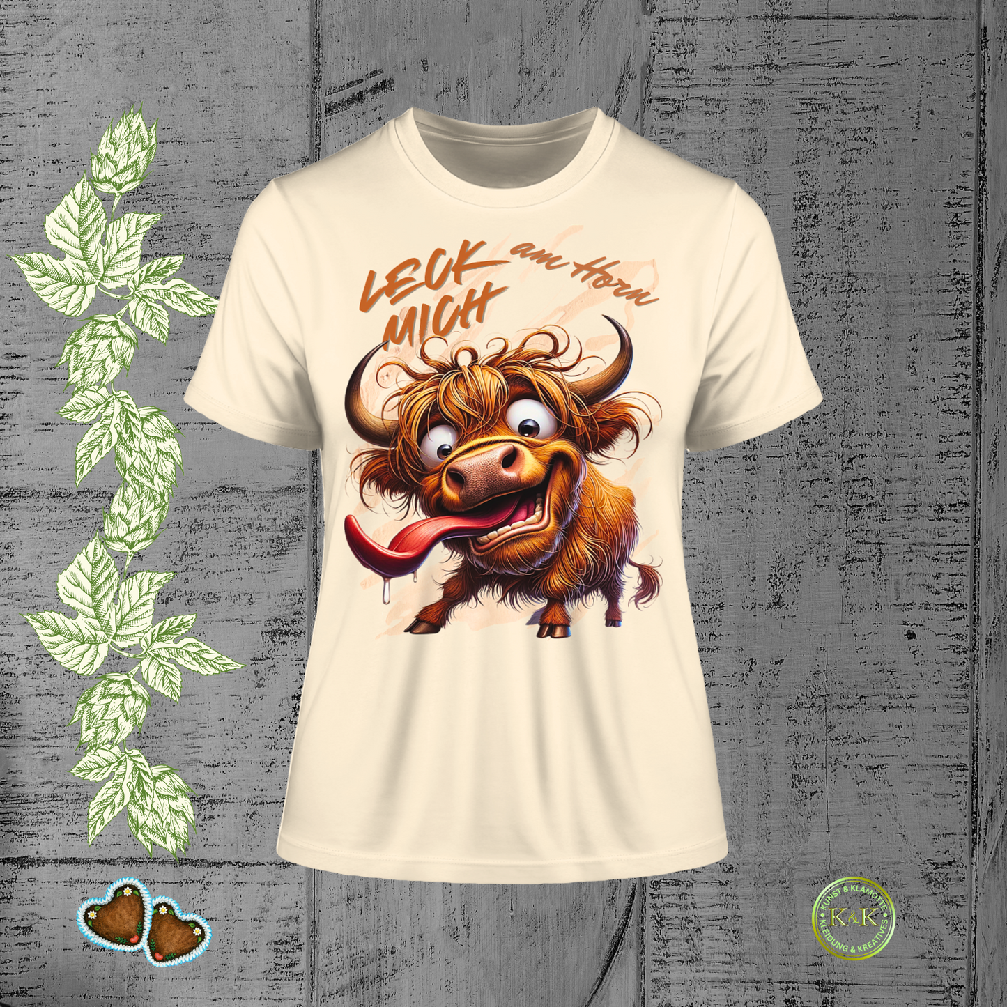 Wiesn Fitted Ladies Organic Shirt mit frechem Spruch – lustiges Oktoberfest Outfit, Trachtenlook modern, Geschenkidee für Volksfest & Biergarten