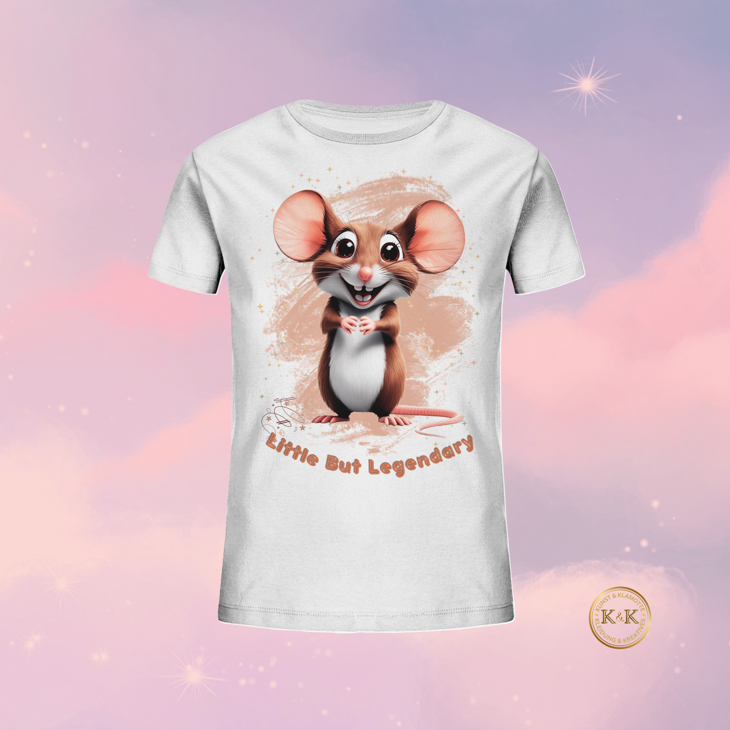 Kinder Bio T-Shirt mit süßem Maus-Motiv