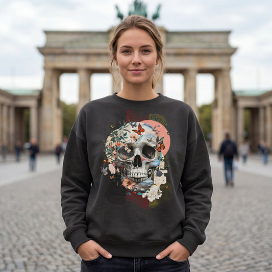 Germany Organic Oversize Sweatshirt Mein Herz bleibt hier