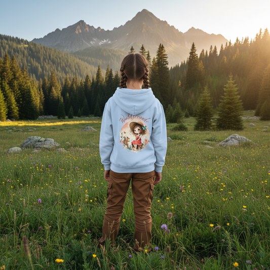 Mädchen Hoodie Waldfreunde – Bequeme Outdoor Mode für kleine Naturentdecker