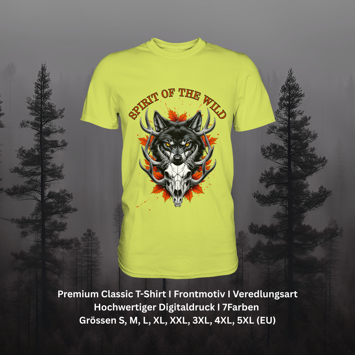 Premium Classic T-Shirt – Spirit Style für Naturfans