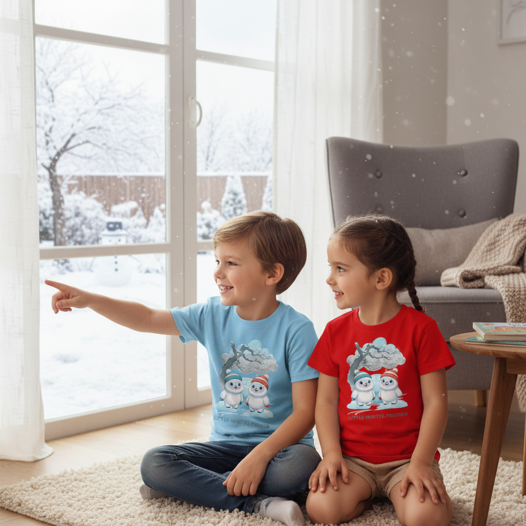 Little Winter Friends – Kids Premium Shirt