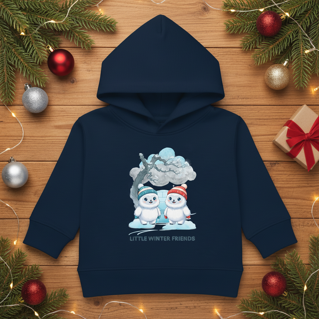 Little Winter Friends – Baby Organic Hoodie