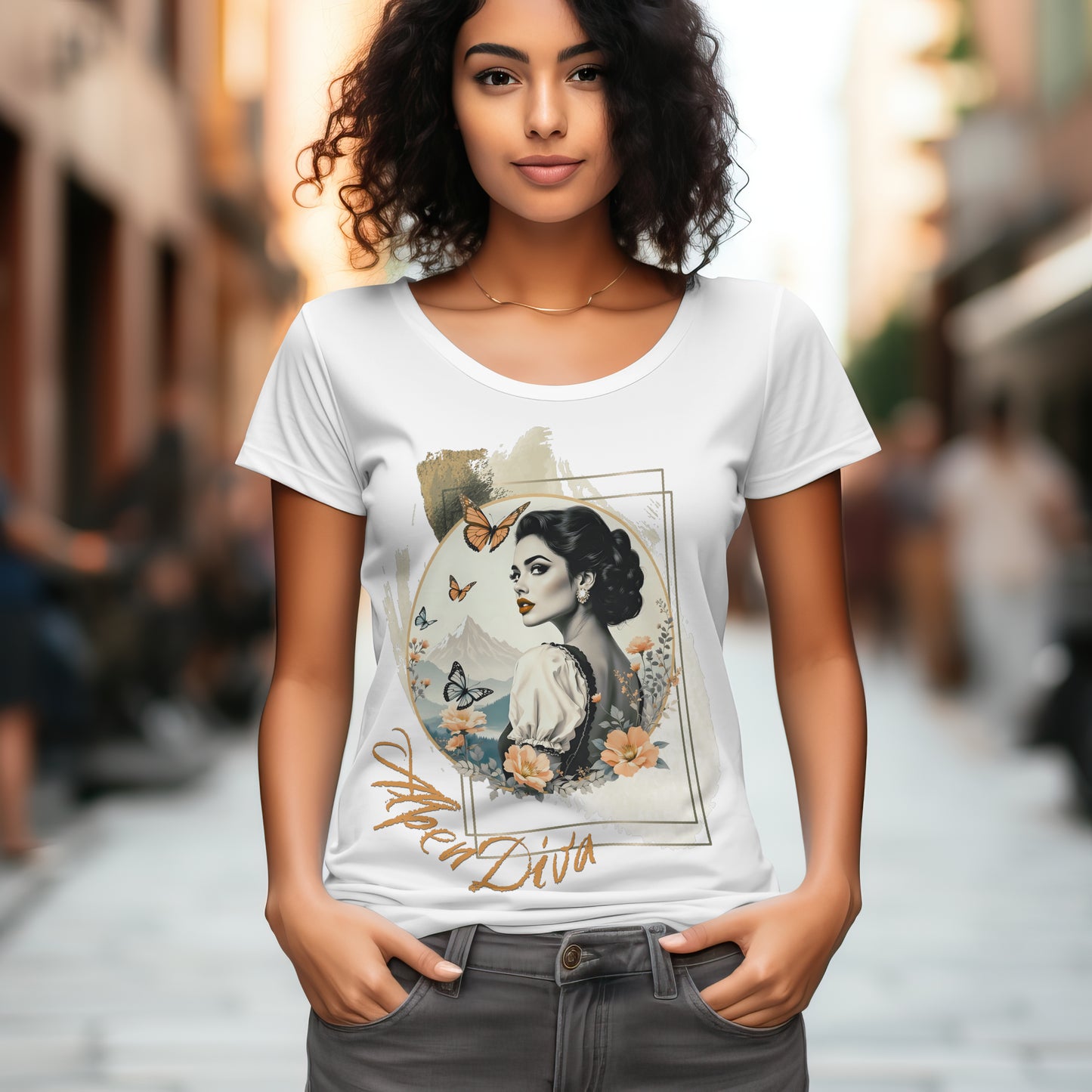 Vintage Alpen Retro-T-Shirt