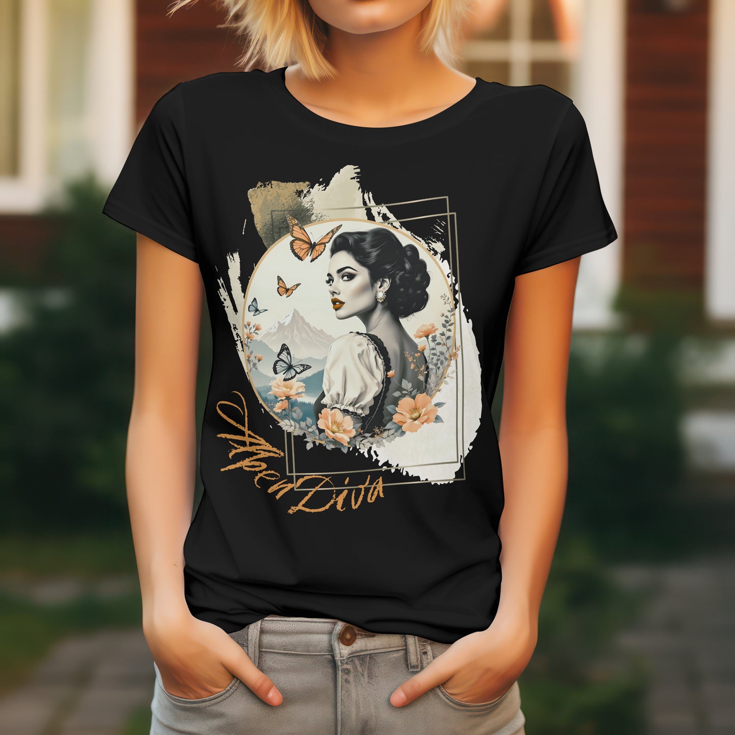 Vintage Alpen Retro-T-Shirt