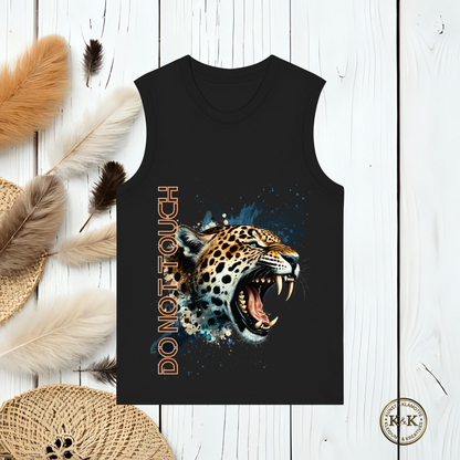 Tropical Leopard  Womens Organic Tank Top I Jungle Animal Print für Streetwear I Urban Boho Fashion & Wildlife Style