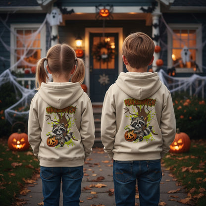Halloween Kinder Hoodie für Jungen und Mädchen – kuscheliges Outfit für Party, Schule und Freizeit
