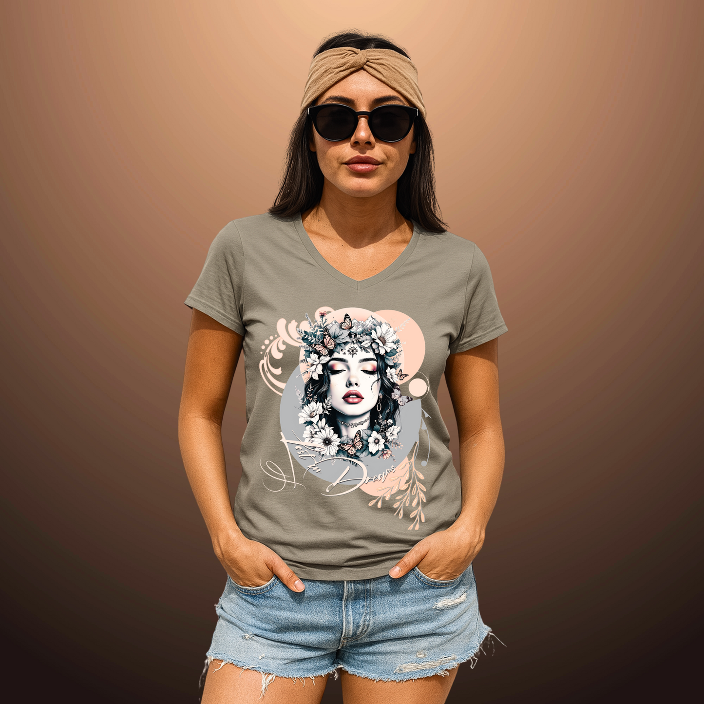 Modernes Damen V-Neck Shirt für Fashion und Freizeit – stylische Mode für selbstbewusste Frauen