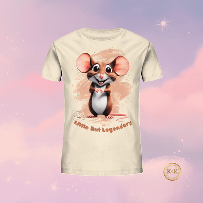 Kinder Bio T-Shirt mit süßem Maus-Motiv