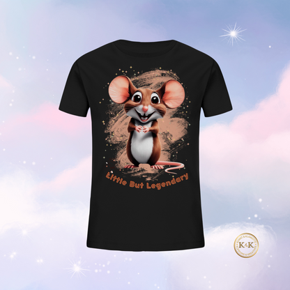 Kinder Bio T-Shirt mit süßem Maus-Motiv