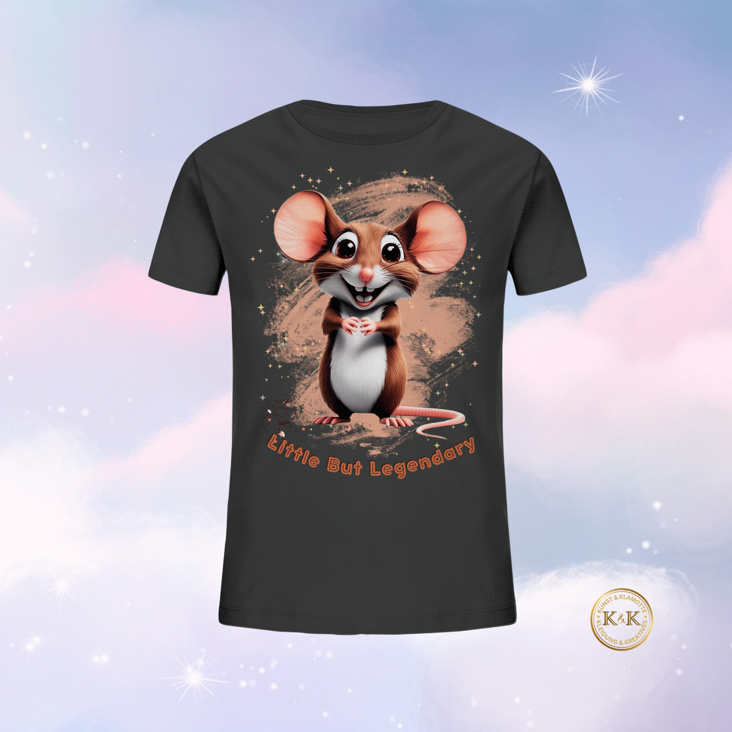 Kinder Bio T-Shirt mit süßem Maus-Motiv