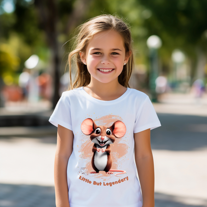 Kinder Bio T-Shirt mit süßem Maus-Motiv