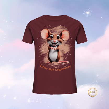 Kinder Bio T-Shirt mit süßem Maus-Motiv