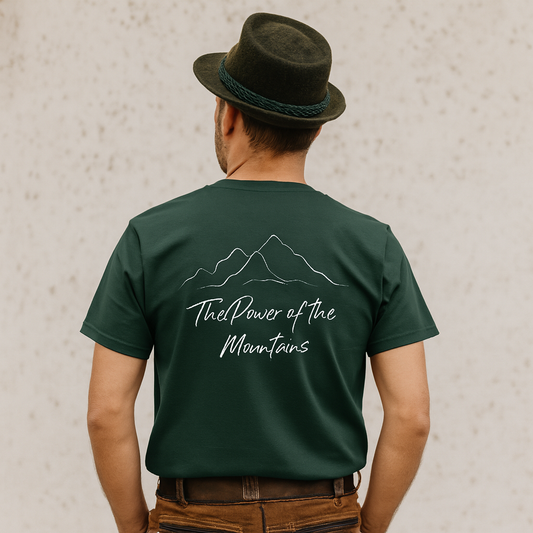 Bavarian Power - Modernes Herren T-Shirt für Outdoor Abenteuer und Freizeit – stylische Mode für Naturverbundene