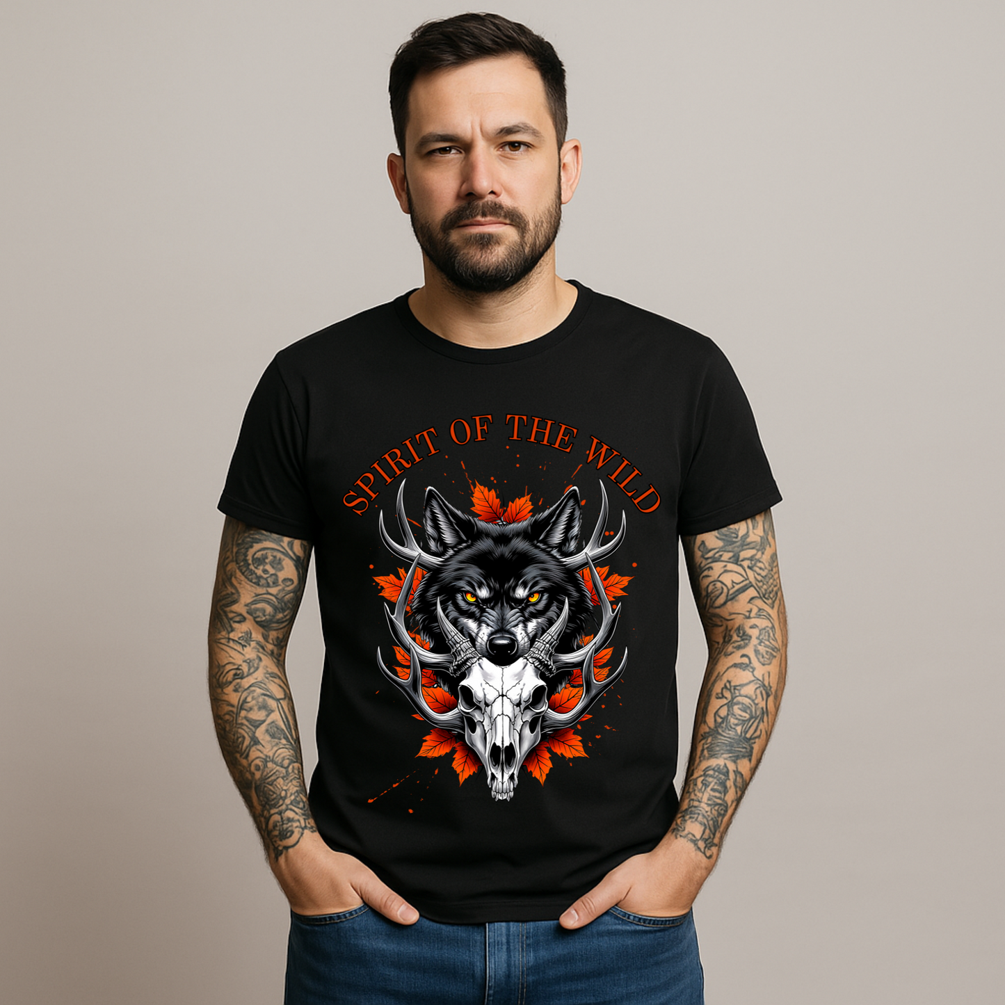 Outdoor Roll-Up T-Shirt Unisex – Spirit Style für Naturfans