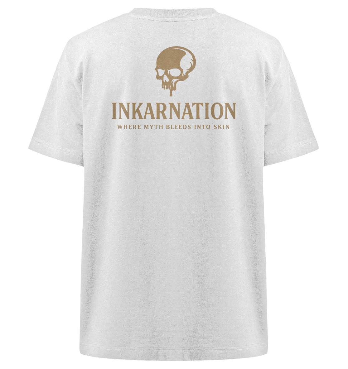 Inkanation – Skarabäus & Schädelkunst Oversized Organic Shirt