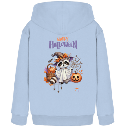 Kinder Hoodie Halloween Motiv Waschbär – Süßes Herbst Design für kleine Geister