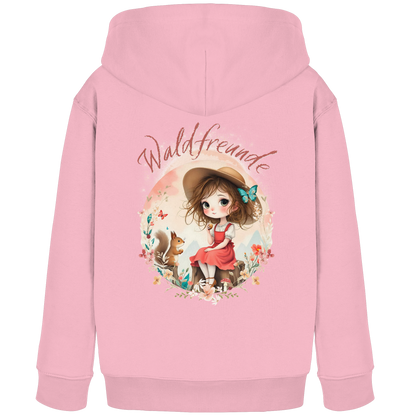 Mädchen Hoodie Waldfreunde – Bequeme Outdoor Mode für kleine Naturentdecker