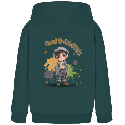 Kids Hoodie Cool & Casual – Jungen Hoodie mit Rückendruck, Herbst Hoodie im Streetstyle Look