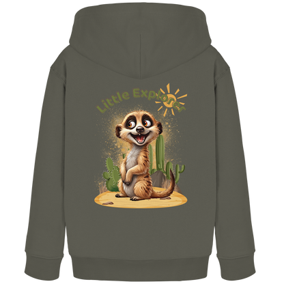Kids Organic Hoodie Meerkat