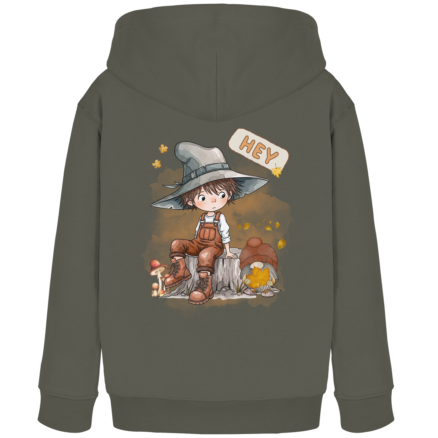 Herbstlicher Kinder Hoodie für Jungen und Mädchen – bequeme Freizeitmode für Schule und Alltag