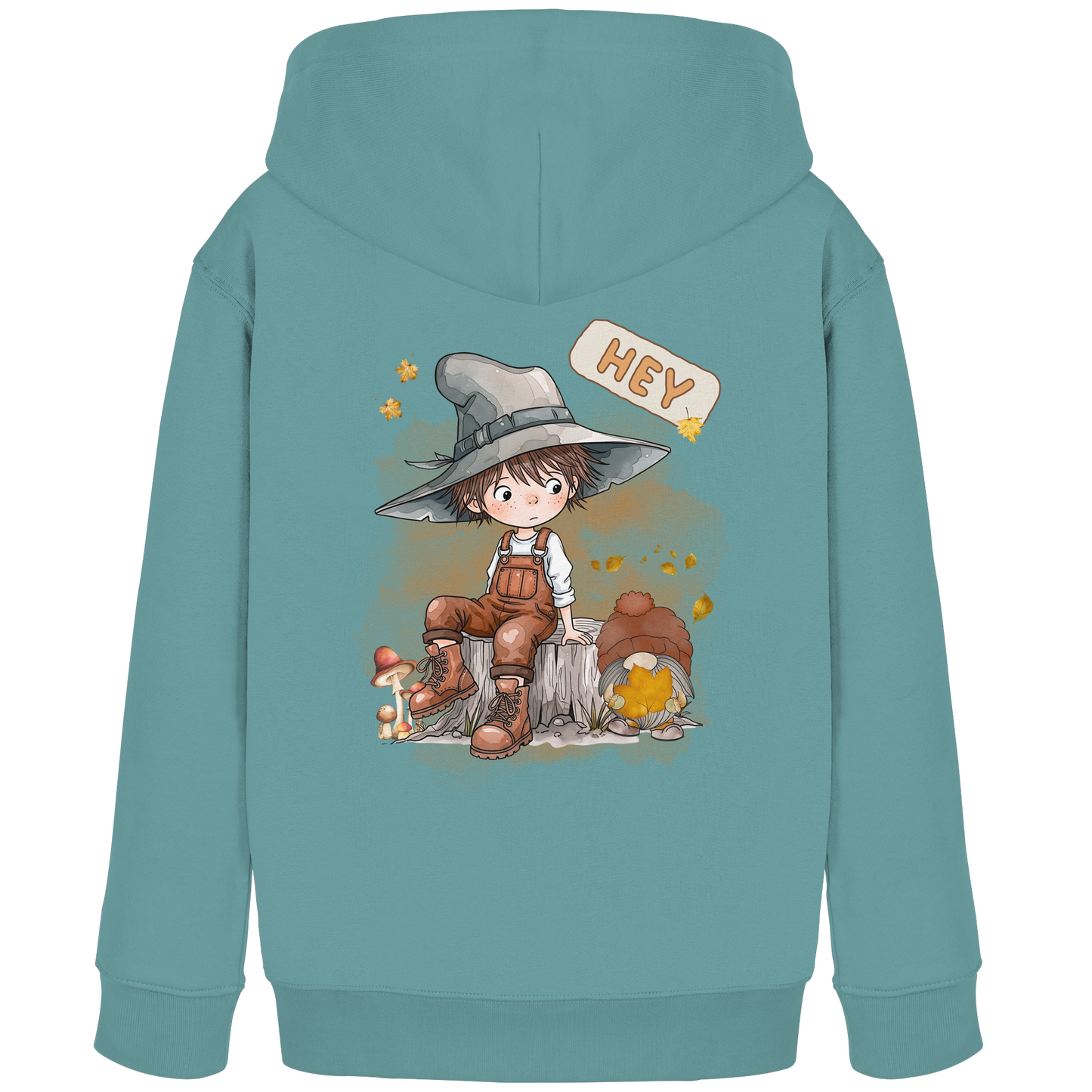 Herbstlicher Kinder Hoodie für Jungen und Mädchen – bequeme Freizeitmode für Schule und Alltag