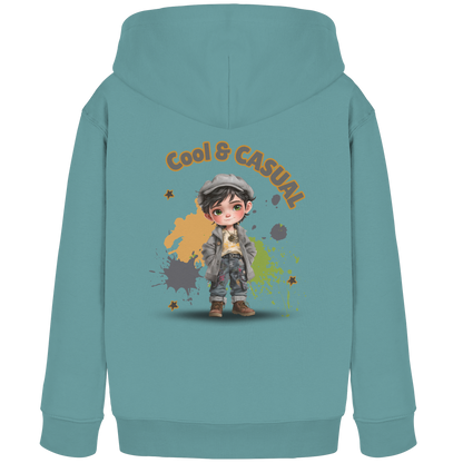 Kids Hoodie Cool & Casual – Jungen Hoodie mit Rückendruck, Herbst Hoodie im Streetstyle Look