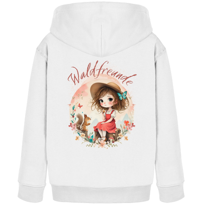 Mädchen Hoodie Waldfreunde – Bequeme Outdoor Mode für kleine Naturentdecker