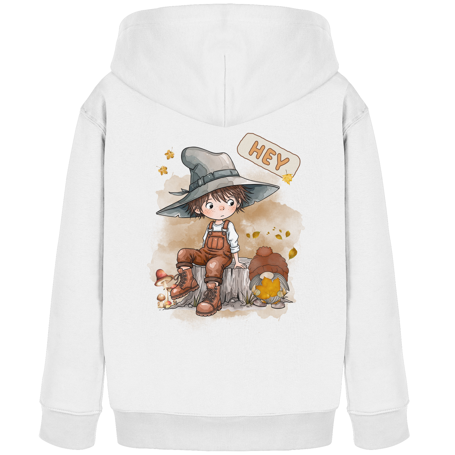 Herbstlicher Kinder Hoodie für Jungen und Mädchen – bequeme Freizeitmode für Schule und Alltag