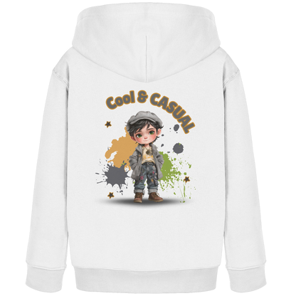 Kids Hoodie Cool & Casual – Jungen Hoodie mit Rückendruck, Herbst Hoodie im Streetstyle Look