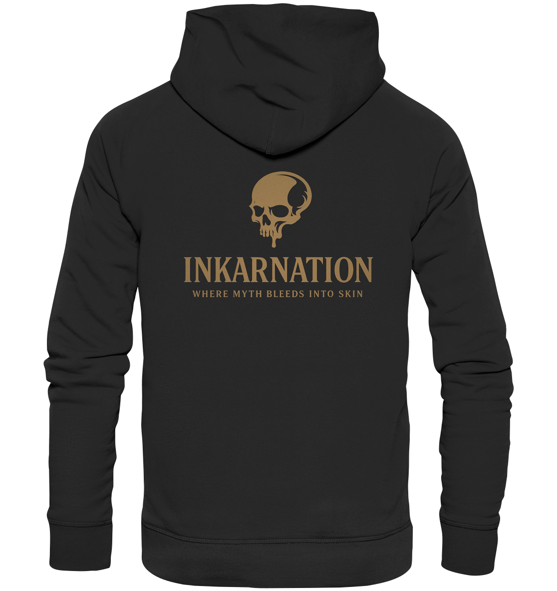 Hoodie „Inkanation  Schädelkunst - Organic Basic Hoodie