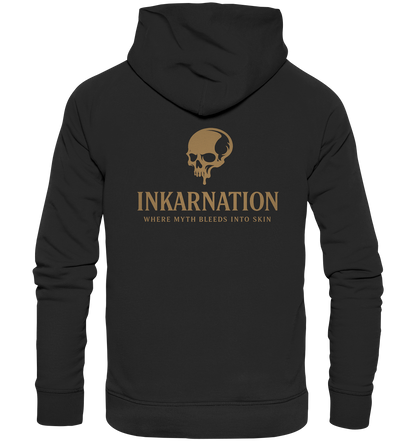 Hoodie „Inkanation  Schädelkunst - Organic Basic Hoodie