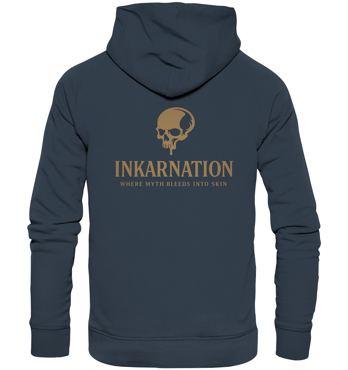 Hoodie „Inkanation  Schädelkunst - Organic Basic Hoodie
